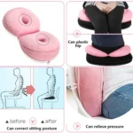 Multifunctional Dual Comfort Memory Foam Seat Hip Lift Seat Beautiful Butt Latex Cushion - Image 9
