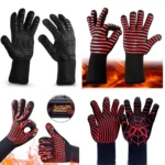 Heat-resistant High Temperature Fire Resistance Cooking Baking Barbecue Grill Gloves - Image 3
