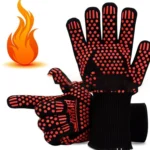 Heat-resistant High Temperature Fire Resistance Cooking Baking Barbecue Grill Gloves - Image 4
