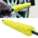 Universal Auto Car Accessories Car Rims Care Tire Wheel Washing Brush Plastic Handle Vehicle Wheel Cleaning Brush Washing Sponge - Image 2