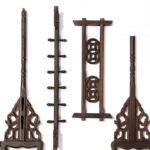 Wooden Chinese Brush Pen Hanging Faucet Brush Holder 6 Hanging 12-pin Calligraphy Supplies - Image 5