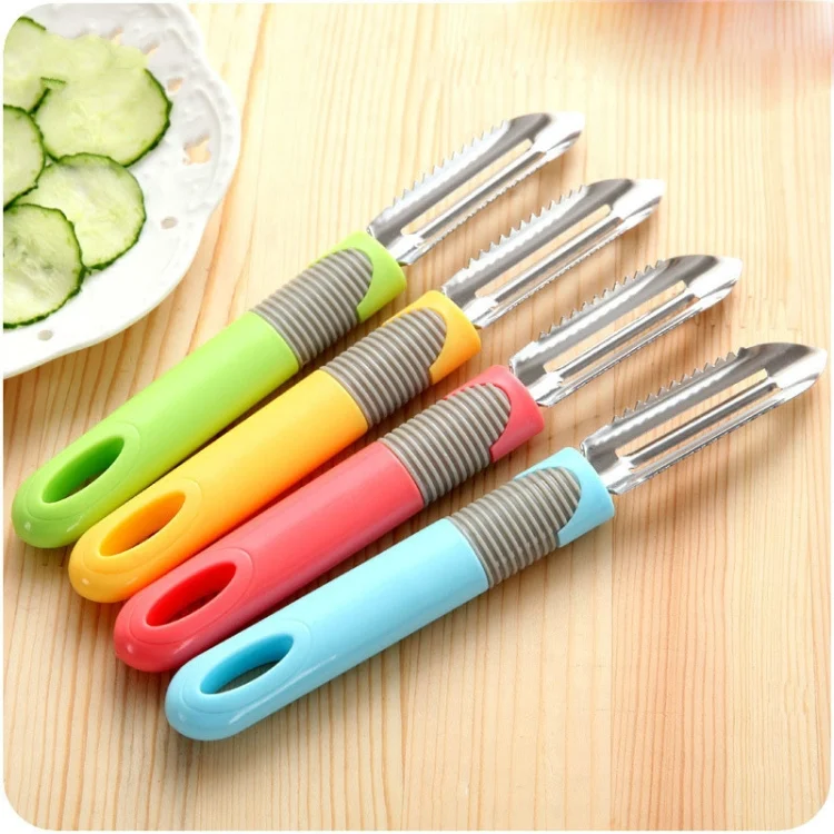 TBD04134581.webp 3 PCS Multifunctional Vegetable and Fruit Peeler Kitchen Tools, Color Delivery Randomly - Image 1