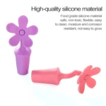 5 PCS Silicone Wine Stopper Flower Beer Stopper - Image 3