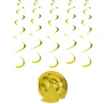 5 PCS 70cm PVC Spiral Ornaments Christmas Kindergarten Classroom Birthday Party Scene Layout Hanging Sequin Ornaments - Image 2