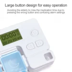 Portable Intelligent Plastic Storage Box Electronic Timing Reminder Medicine Boxes - Image 5
