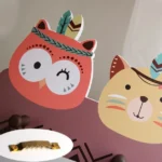 Creative Decorative Coat Hook Cartoon Animal Hanger Free Punching Coat Hook - Image 4