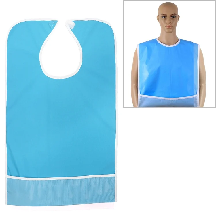TBD0413496801A.webp Adult Eat Meal Waterproof Bib - Image 1