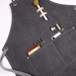 Barbecue Cooking Bartender Antifouling Thick Canvas Apron - Image 3