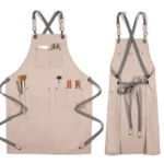 Barbecue Cooking Bartender Antifouling Thick Canvas Apron - Image 6
