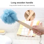 Long Handle Hanging Soft Mesh Body Shower Brush - Image 4
