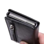 Magnetic RFID Bag Multifunctional Aluminum Automatic Pop-up Credit Card Package - Image 3