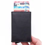 Magnetic RFID Bag Multifunctional Aluminum Automatic Pop-up Credit Card Package - Image 4