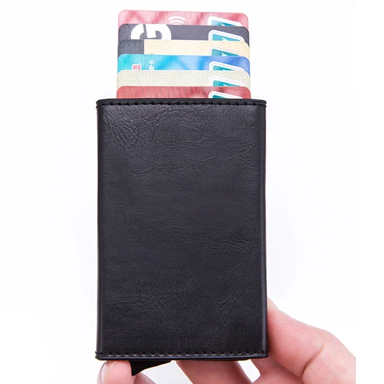 TBD0414523601A_3.webp Magnetic RFID Bag Multifunctional Aluminum Automatic Pop-up Credit Card Package - Image 4