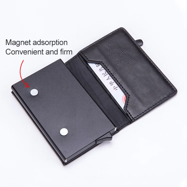 TBD0414523601A_4.webp Magnetic RFID Bag Multifunctional Aluminum Automatic Pop-up Credit Card Package - Image 5