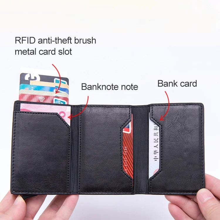 TBD0414523601A_5.webp Magnetic RFID Bag Multifunctional Aluminum Automatic Pop-up Credit Card Package - Image 6