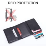 Magnetic RFID Bag Multifunctional Aluminum Automatic Pop-up Credit Card Package - Image 7