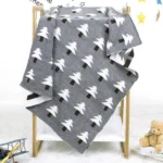 Baby Knit Christmas Tree Hug Blanket out Shawl Cover - Image 2