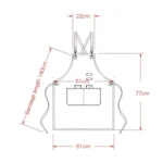 Barista Hairdresser Apron Florist Restaurant Bar Work Clothes - Image 3