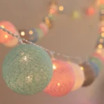 3M 20 Leds Cotton Ball Light String Holiday Wedding Christmas Party Bedroom Fairy Lights Outdoor LED Light Garland Decoration - Image 6