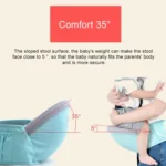 Waist belt Baby Carrier Waist Stool Walkers Baby Sling Hold Waist Belt Backpack - Image 6
