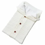 Warm Soft Cotton Knitting Envelope Newborn Baby Sleeping Bag