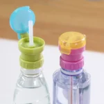 Children Portable Bottled Drinks Anti-overflow Anti-squash Replacement Straw Cap - Image 8
