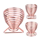 5PCS Gourd Water Drop Make-up Egg Puff Tray Storage Rack Sponge Egg Metal Holder - Image 3