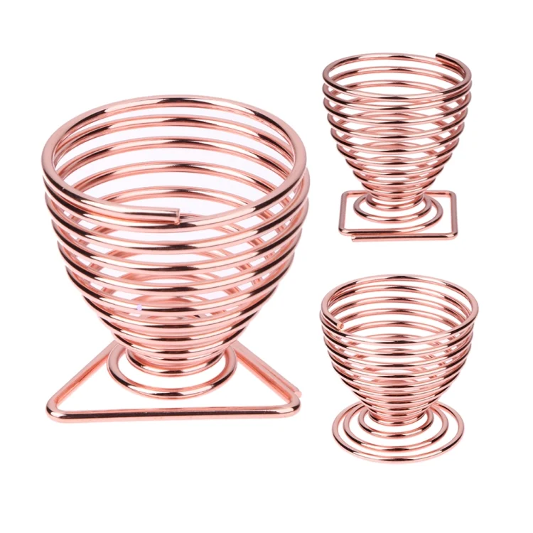 TBD0415976201B_2.webp 5PCS Gourd Water Drop Make-up Egg Puff Tray Storage Rack Sponge Egg Metal Holder - Image 3