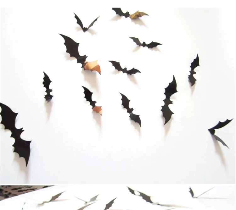 TBD04160705_3.webp Halloween Stereo Wall Stickers Simulation Bat Stickers - Image 4
