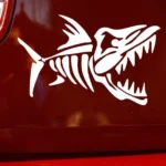 10 PCS Car Sticker Motorcycle Pulling Flower Stick Fish Bone Cartoon Personality Body Sticker - Image 2