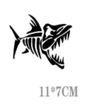 10 PCS Car Sticker Motorcycle Pulling Flower Stick Fish Bone Cartoon Personality Body Sticker - Image 4