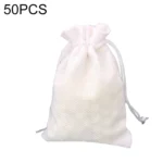 50 PCS Multi size Linen Jute Drawstring Gift Bags Sacks Wedding Birthday Party Favors Drawstring Gift Bags