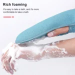 Bath Body Shower Gloves Skin Exfoliating SPA Massage Mitt Lattice Particles Washcloth - Image 5