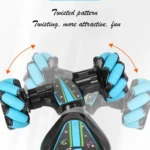 Gesture Sensing Remote Control Twisting Car Light Music Deformation Car Drift Traverse Dance Off-road Stunt Car - Image 7