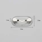Magnetic Glasses Holder Magnetic Brooch Number Plate Headset Glasses Clip - Image 3