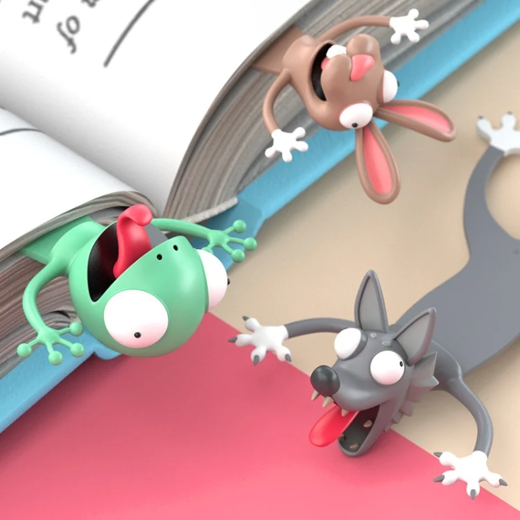 TBD0417558101_B2.webp 3D Stereo Animal Bookmark Creative Cute Funny Bookmark - Image 3