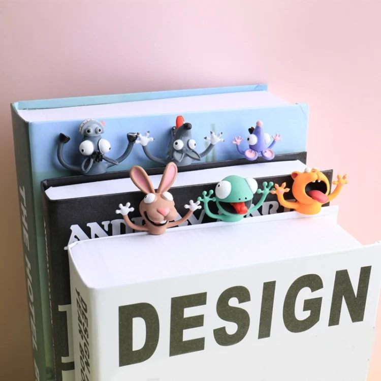 TBD0417558101_B4.webp 3D Stereo Animal Bookmark Creative Cute Funny Bookmark - Image 5
