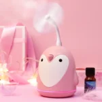 220ml Aroma Humidifier Cute Penguin USB Air Diffuser Home Office Car Mist Maker Air Purifier - Image 4