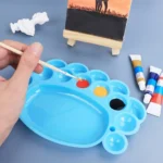 2 PCS 15 Grid Big Feet Color Palette Pastic Color Painting Supplies - Image 6