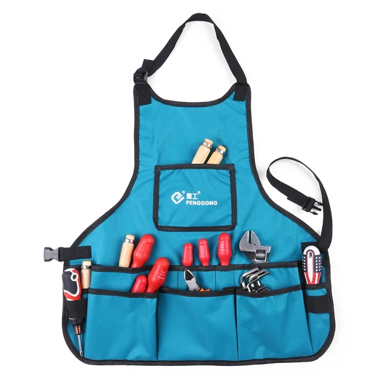 PENGGONG Waterproof Canvas Gardening Apron Tools Bag Electrician Tool Organizer For Toolkit