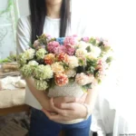 Artificial Flower Ball Chrysanthemum Home Decoration Wedding Bouquet Flower Plant Fake Flower - Image 4