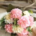 Artificial Flower Ball Chrysanthemum Home Decoration Wedding Bouquet Flower Plant Fake Flower - Image 6