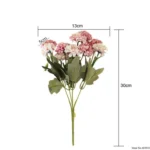 Artificial Flower Ball Chrysanthemum Home Decoration Wedding Bouquet Flower Plant Fake Flower - Image 7