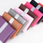 PU Cigarette Pack Creative Business Card Holder Men And Women Thin Cigarette Case - Image 6