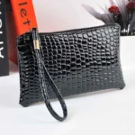 Fashion Long Crocodile Pattern Ladies Clutch Wallet - Image 2