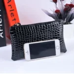 Fashion Long Crocodile Pattern Ladies Clutch Wallet - Image 4