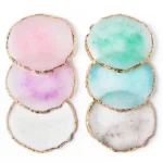 Nail Palettes Resin Agate Pieces Nail Painting Palette Decoration Storage Tray - Image 5