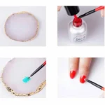 Nail Palettes Resin Agate Pieces Nail Painting Palette Decoration Storage Tray - Image 8