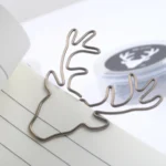 8 PCS/Set Deer Head Paper Clip Shaped Paper Clip Creative Shape Pin Bookmark - Image 4