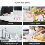 Portable Folding Silicone Intelligent Constant Temperature Travel Camping Electric Kettle - Image 10